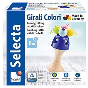 Selecta 61062 Girali Colori, steelgrijper van hout, 10 cm, meerkleurig