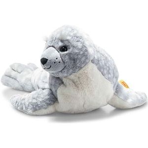 Soft Cuddly Friends Aila Rob, 40 cm, knuffeldier voor kinderen, zacht en behaaglijk, wasbaar, ijsblauw (063916)