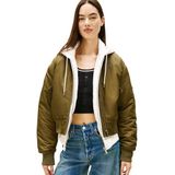 Tommy Jeans Tussenjas 'ESSENTIAL'  olijfgroen
