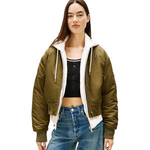 Tommy Jeans Tussenjas 'ESSENTIAL'  olijfgroen