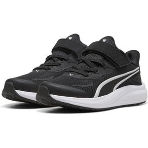 PUMA Unisex Kids Skyrocket 2 Ac+ Ps Sneaker, Puma Zwart Puma Wit Puma Zilver, 29 EU