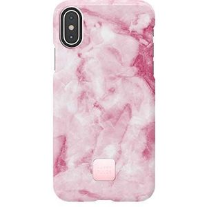 Happy Plugs 9347 iPhone X/XS Case, Pink Marble