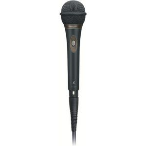 Philips Dynamische Microfoon SBCMD650 - Microfoon met Snoer - Zingen, Podcasts Opnemen en Online Vergaderen - Schokbestendige Microfoon - Kabellengte 5M - Metaal - Zwart