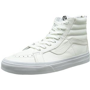 Vans Sk8-hi Reissue Hi-Top sneakers voor dames, Wit Premium Leder True Wit, 36.5 EU