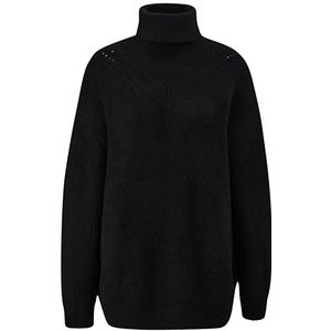 s.Oliver Sales GmbH & Co. KG/s.Oliver Damestrui van wolmix, losse pasvorm pullover van wolmix, losse pasvorm, zwart, XS