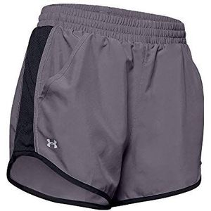 Under Armour Fly By Short Hardloopshorts voor dames, met voorgevormde zoom en elastische taille, sneldrogende yogabroek voor dames