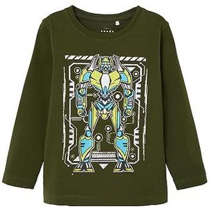 Bestseller A/S Baby Jongens NMMVUX LS TOP K1 shirt met lange mouwen, Rifle Green, 86, Rifle Green, 86 cm