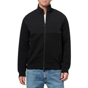 Armani Exchange - Full Zip Stretch Cotton Blend Sweatshirt - Zwart - Heren