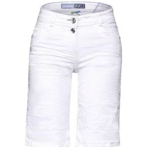 Cecil B377707 jeansshorts, wit, 36 W Dames, Wit, 36W
