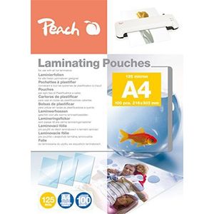Peach lamineerfolie A4, 125 mic, PP525-02, 100 stuks