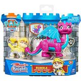 PAW Patrol Rescue Knights - Actiefigurenset met Rubble en Draak Blizzie