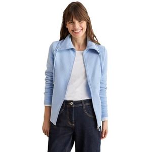 Cecil Dames Two-Tone Ottoman jas, Fresh Light Blue, L
