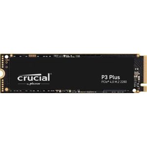 Crucial P3 Plus 4TB M.2 PCIe Gen4 NVMe Interne SSD - Tot 4800MB/s - CT4000P3PSSD801 (Acronis-editie)