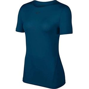 Nike Dames W Np Top Short Sleeve All Over Mesh T-Shirt