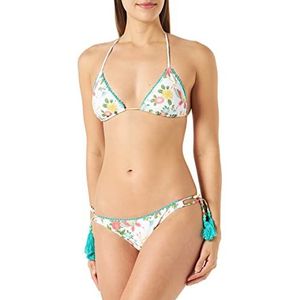 Yshey Gina bikiniset voor dames, Wit (Wit/Zalm), 36