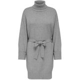 Onlmonica - Midi-jurk - Gebreide Jurk - Rolkraag - Lange Mouwen