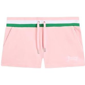 Juicy Couture Velour Stripe Shorts, Juicy Pink, XS