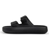 FILA - Gezondheidsslippers - Zwart - Kunststof - Dubbele Riem