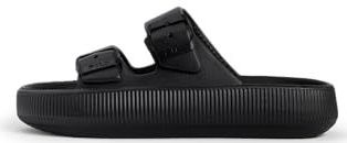 FILA - Gezondheidsslippers - Zwart - Kunststof - Dubbele Riem