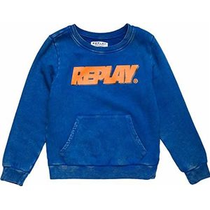 Replay Sweatshirt voor jongens, 482 Eletric Blue, 16 Jaar