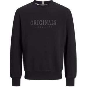 Jack & Jones Jorfrederiksberg Sweat Crew Neck, zwart, S