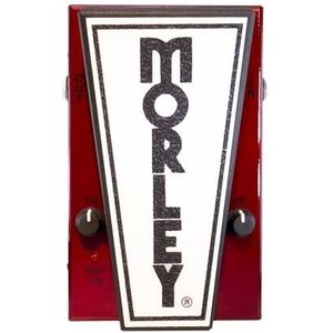 Morley Tone Questor Wah Wah Pedaal met geluids- en niveauregelaar voor EQ en boost-functie, voor elektrische gitaar, bas en keyboard, Limited Edition, rood