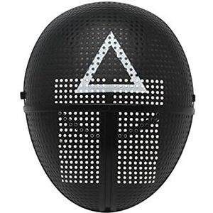 ATOSA zwart masker Halloween 26 x 20 x 9 cm driehoek