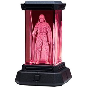 Paladone Darth Vader 3D holografisch glazen licht - officieel gelicentieerde Star Wars verzamelaars-ledlamp, Star Wars Anakin Skywalker merchandise-geschenken en bureauaccessoires