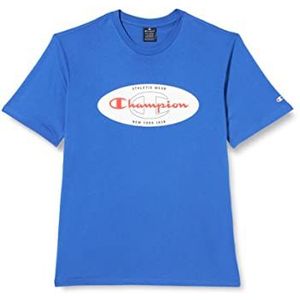 Champion Legacy Graphic Shop Authentic Oval Logo S/S T-shirt, kobaltblauw, L voor heren