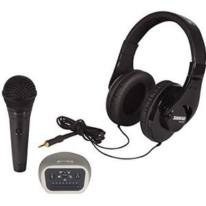 Shure Digitale opnamekit met PGA58-microfoon, SRH240A-hoofdtelefoon en MVi-audio-interface