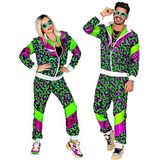 80'S PARTY ANIMAL SHELL SUIT (jas, broek) - (XL)