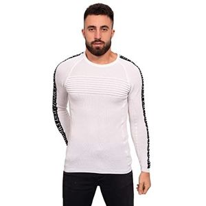 Just Emporio Trui voor volwassenen, heren, wit/zwart, Wit/Zwart, L