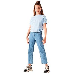 Garcia Kids T-shirt met korte mouwen voor meisjes, Chambray Blue, 134 cm