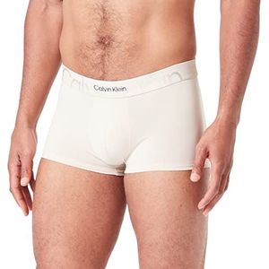 Calvin Klein Low Rise Trunk voor heren, Mudstone, M, crème