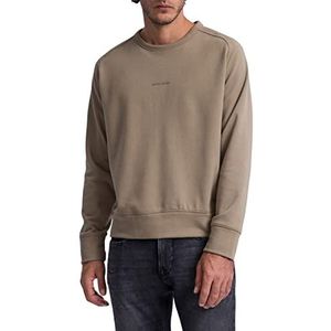Pierre Cardin Heren Swetshirt ronde hals sweatshirt, Timber Wolf, XL