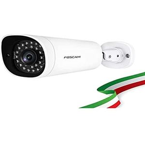 Foscam G4EP IP-bewakingscamera Full HD 4 MP met Micro SD-kaart bescherming tegen weersinvloeden IP66 nachtzicht tot 20 m
