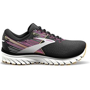 Brooks Defyance 12 Hardloopschoenen voor dames, Black Banana Cream Pink Glo, 38.5 EU