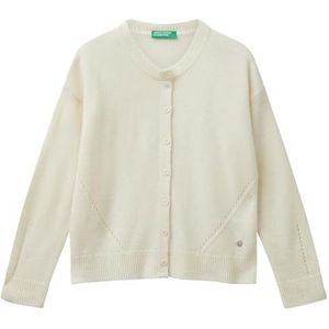 United Colors of Benetton Koreaans shirt M/L, Wit, 120 cm