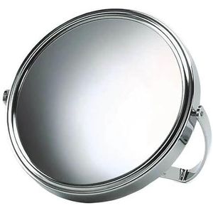 Ronde chromen spiegel, 10 x vergrotingen, 15 cm