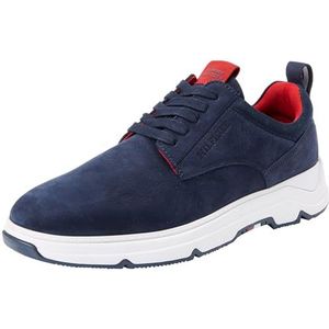 Tommy Hilfiger Heren Hilfiger Nubuck Mix Hybrid ShoeDriver Schoenen, Blauwe Woestijnhemel, 42 EU