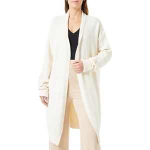 aleva Lange gebreide cardigan voor dames 19025276-AL04, crème, XL/XXL, Crème, XL/XXL