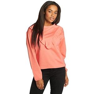Urban Classics Terry Volant Crew Pullover voor dames, roze (coral 00092), M