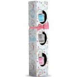 Snails - Nagellakset - Glittergrijs Blauw Roze - 3 x 5 ml