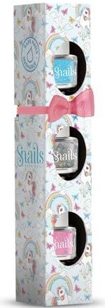 Snails - Nagellakset - Glittergrijs Blauw Roze - 3 x 5 ml