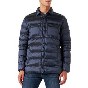 hackett limited Heren Hs Down Overshirt Jas, 595navy, S
