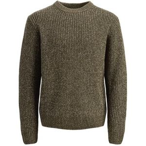 JACK & JONES Jorbleecker Knit Crew Neck Bf, Canteen, L