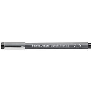 STAEDTLER 308 05-9 fijne pen pigment liner, 0,5 mm, zwart