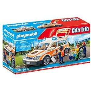 Playmobil 71037-Speel Notarzt-PKW ,Zwart