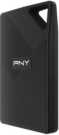 PNY - SSDEX RP60 - Externe SSD - Zwart - 1TB - USB 3.2 Gen 2x2