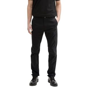 TOM TAILOR Travis Slim chinobroek voor heren, 29999 - Black, 32W / 36L